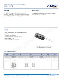 ESH106M350AH2AA Datasheet Copertura