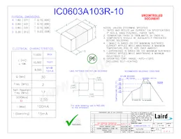 IC0603A103R-10 Datasheet Copertura