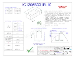 IC1206B331R-10數據表 封面