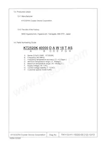 KT2520K40000DAW18TAS Datasheet Page 13