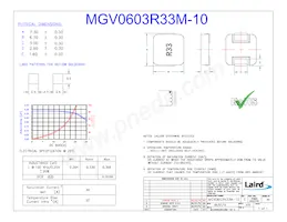 MGV0603R33M-10 Datenblatt Cover