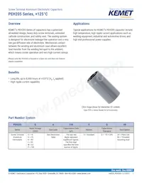 PEH205KA4470QU0 Datenblatt Cover