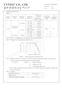 PFR05S-101-FNH Datasheet Page 2