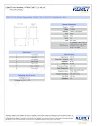 PFR5472H63J11L4BULK Datasheet Cover