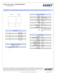 PHE820MB5220MR17 Datasheet Copertura