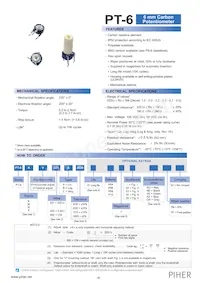 PT6WV-471A2020 Datasheet Cover