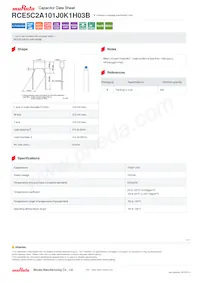 RCE5C2A101J0K1H03B Datasheet Copertura