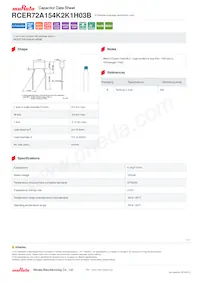 RCER72A154K2K1H03B Datenblatt Cover