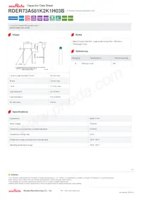 RDER73A681K2K1H03B Datasheet Cover