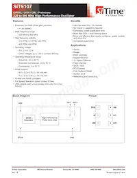 SIT9107AI-283N33E300.0000 데이터 시트 표지