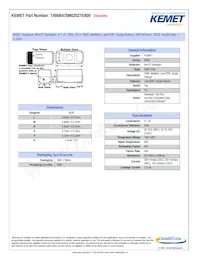 T495B475M025ZTE800 Datasheet Cover