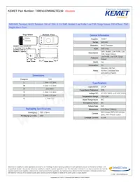 T495V107M006ZTE150 Datenblatt Cover