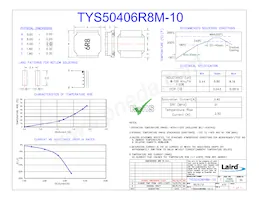 TYS50406R8M-10 Datasheet Copertura