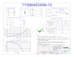TYS8040330M-10 Datasheet Cover