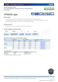 VFS6045SA151 Datasheet Copertura