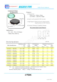 VLS3012T-4R7M1R0 Datasheet Cover
