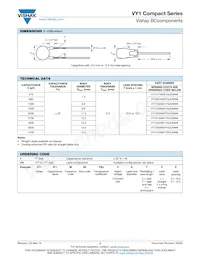 VY1152M35Y5UC63V0 Datasheet Page 2