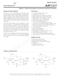 AAT1217IGU-3.3-T1 Datasheet Cover