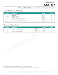 AAT1217IGU-3.3-T1 Datasheet Pagina 3