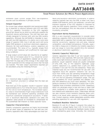 AAT3604BISK-T1 Datasheet Page 19