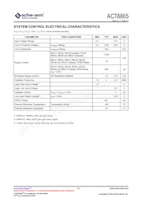 ACT8865QI303-T Datasheet Page 14