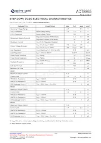 ACT8865QI303-T Datasheet Page 15