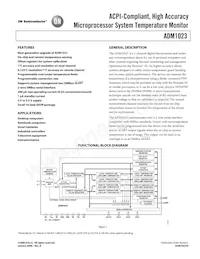 ADM1023ARQZ-R7 Datasheet Cover