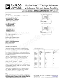 ADR439ARMZ-REEL7 Datasheet Cover