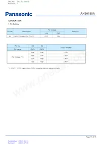 AN30180A-PR Datasheet Page 11