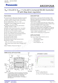 AN33012UA-VB Datasheet Cover