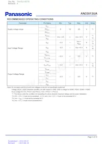 AN33013UA-VB Datasheet Page 3
