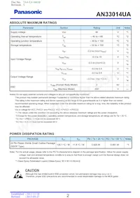 AN33014UA-VB Datasheet Page 2