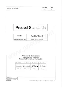 AN8016SH-E1V Datasheet Cover