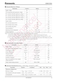 AN8018SA-E1 Datasheet Page 3