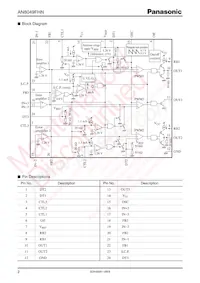 AN8049FHNEBV Datasheet Page 2