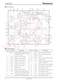 AN8049SH-E1 Datasheet Page 2