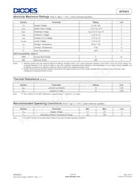AP6503SP-13 Datasheet Page 3