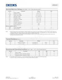 AP65355FN-7 Datasheet Page 4