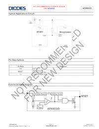 APX803-26SRG-7 Datasheet Pagina 2