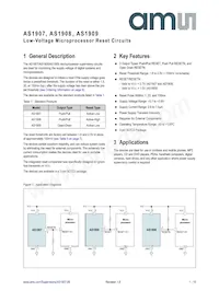 AS1909C188-T Datasheet Cover