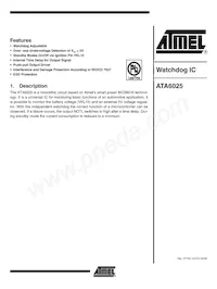 ATA6025-TAQY Datasheet Cover