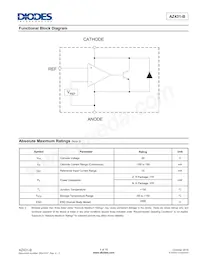 AZ431BZ-BTRE1 Datasheet Page 4
