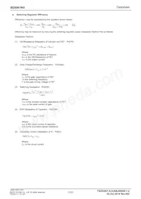 BD8961NV-E2 Datasheet Page 11