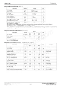 BD9111NV-E2 Datasheet Page 3
