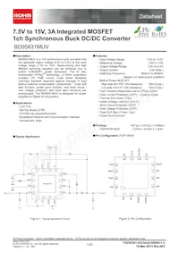 BD95831MUV-E2 Datenblatt Cover