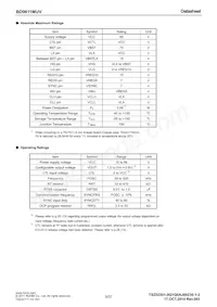 BD9611MUV-RE2 Datasheet Pagina 5