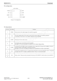 BD9C301FJ-E2 Datasheet Page 2