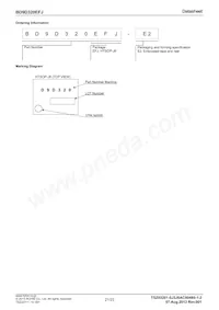 BD9D320EFJ-E2 Datasheet Page 21