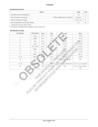 CS5323GDWR20 Datasheet Page 3