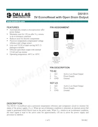 DS1811-10/T&R Datasheet Cover